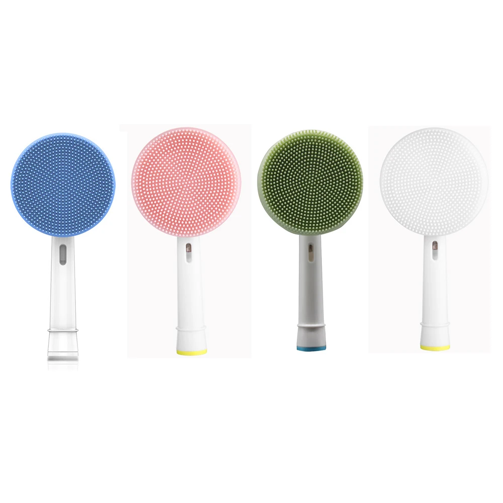 Replacement Facial Cleansing Brush Head Toothbrush Heads Compatible with Oral-B Electric Toothbrushes