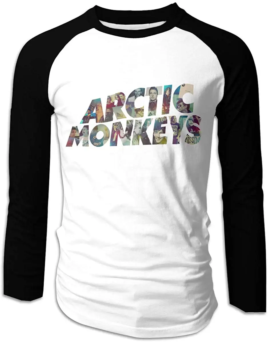 FGHFG Arctic Monkeys Cool Men's Long Sleeve Baseball TFGHFG Shirts Black |