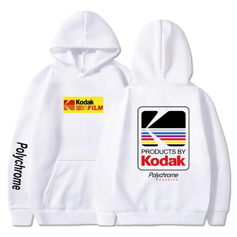 Японский в стиле хип-хоп зимняя флисовая Толстовка Harajuku kodak куртки Для мужчин