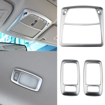 

For Nissan Teana Altima 2016 2017 2018 Car styling ABS Chrome Front Inner Rear Tail Read Reading Switch Light Lamp Frame Trim