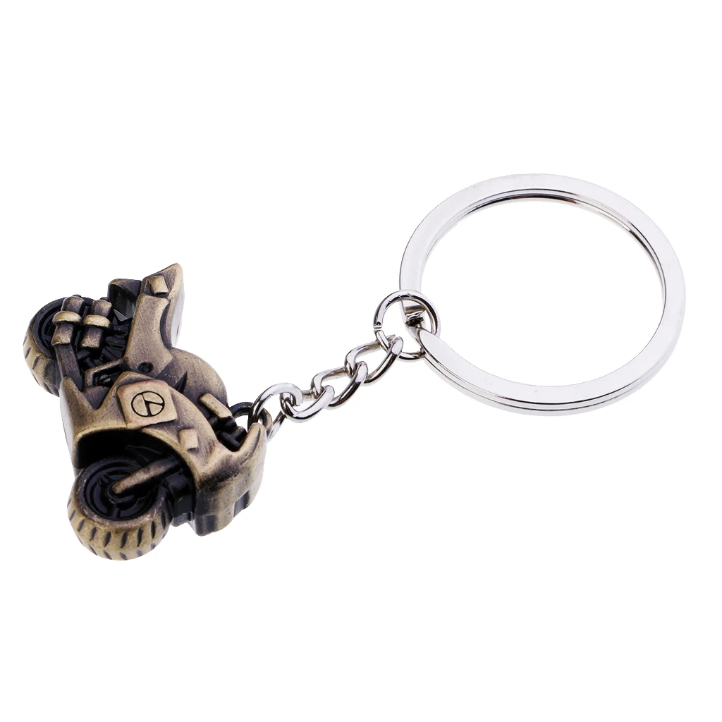 Creative Classic Motorbike Keychain Keyholder Charms Pendant for Men Women