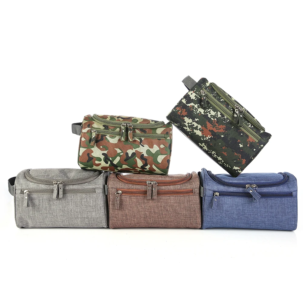 Men cosmetics cosmetic bag Waterproof oxford toiletry bag travel organizer High capacit mill sand Beautician case Bath Wash bag 6