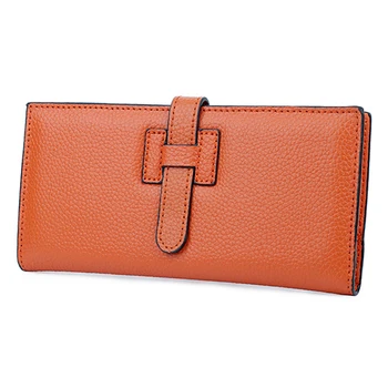 

XIYUAN lady Rfid Genuine Leather Card Holder Wallet High Capacity Credit Card Holder for Women Coin Purses female clutch purse