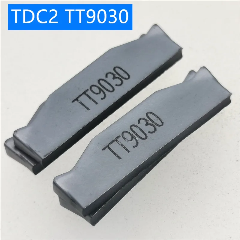 50 шт. TDC2 TT9030 поворотные твердосплавные вставки инструмент токарный фреза режущий инструмент для ЧПУ слот для резки