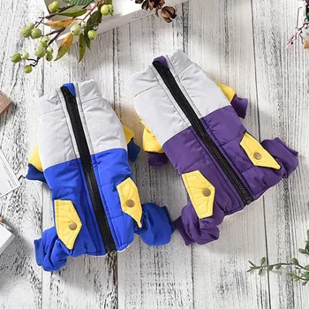 

Pet Dog Clothes Winter Warm DogCoat Jumpsuit Thicken Pet Clothing For Yorkshire Teddy Dogs Costume Puppy Clothes Jackets