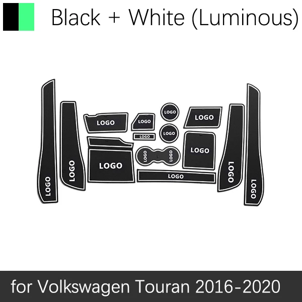 Противоскользящий коврик для VW Touran Volkswagen Touran MK2, аксессуары для ворот, противогрязный дверной паз