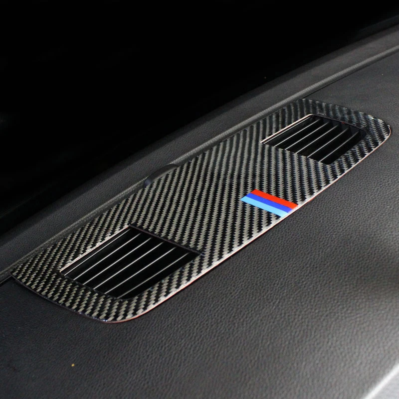 

For BMW E90 E92 E93 3 Series 2005-2012 Accessories Car Interior Carbon Fiber Dashboard Air Conditioning Outlet Vent Cover Trim