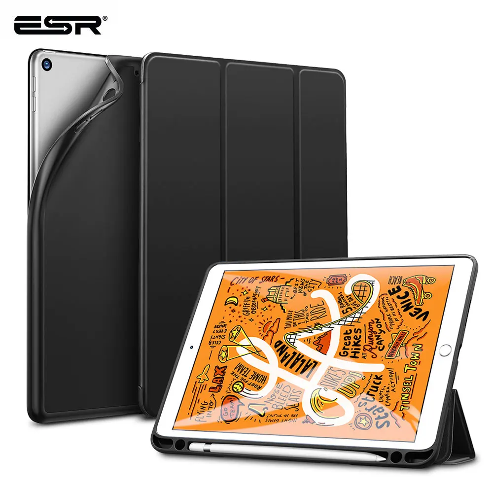 Чехол ESR для iPad Mini 5 мягкий гибкий прорезиненный ударопрочный умный чехол