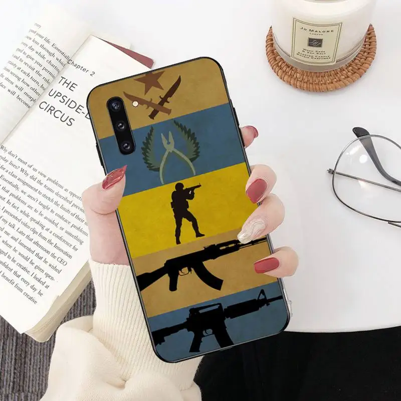 Чехол для телефона PENGHUWAN Counter Strike cs go Game роскошный уникальный дизайн Samsung Note 3 4 5 7 8 9
