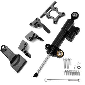 

MT-07 MT07 CNC Steering Damper Stabilizer With Mounting Bracket Adapter Set For Yamaha MT-07 MT07 2013-2017 2016 2015 2014
