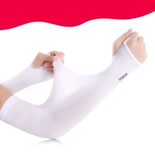 Ледяные шелковые рукава Солнцезащитная манжета Мужская перчатка сударь на открытом воздухе езда Военная тренировка Драйв автомобиль рука без рукавов