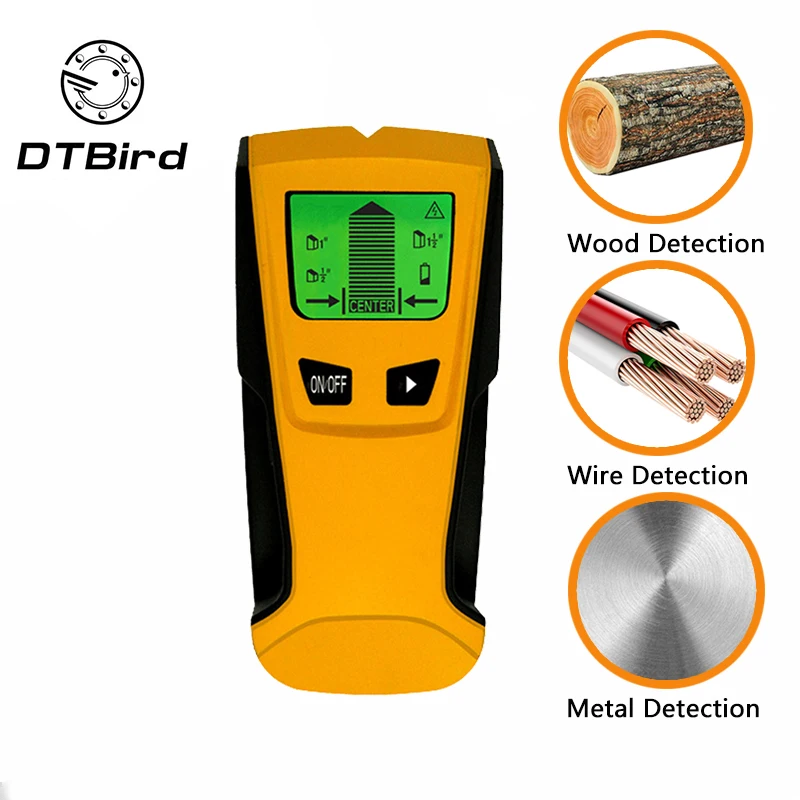 3 в 1 Pinpointer металлоискатель поисковый живой провод переменного тока настенный
