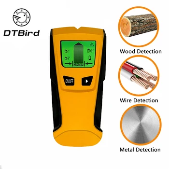 

3 In1 Pinpointer Metal Detectors Stud Center Finder Search Metal AC Live Wire Detector Wall Scanner Gold Finder Electric Box