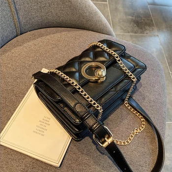 

Mini Pu Leather Crossbody Bags for Women 2020 Fashion Chain Shoulder Messenger Bag Female Travel Handbags and Purses Luis Vuiton