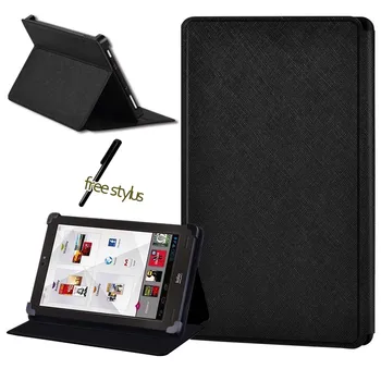 

Leather Anti-fall Tablet Case for Kobo Arc 7 / Kobo Arc 10.1 Universal Tablet PU Leather /Shockproof Cover Case +Stylus