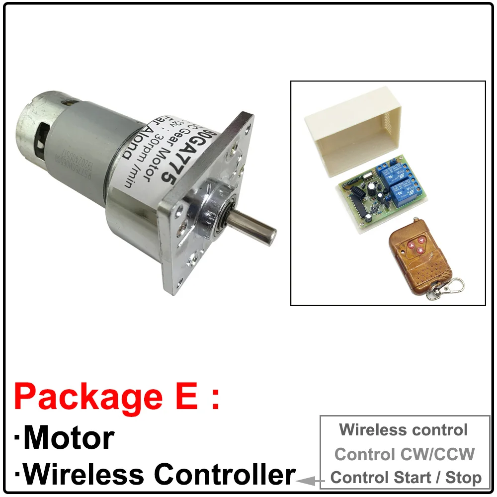 Motor Da Engrenagem de Alto Torque 12