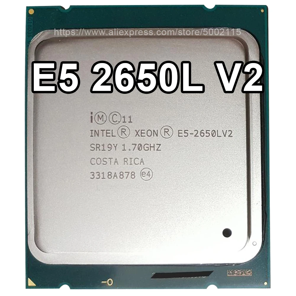 

Intel Xeon E5-2650L V2 CPU SR19Y 1.70GHz 10-Core 25M LGA2011 E5 2650LV2 E5 2650L V2 processor free shipping E5-2650L V2