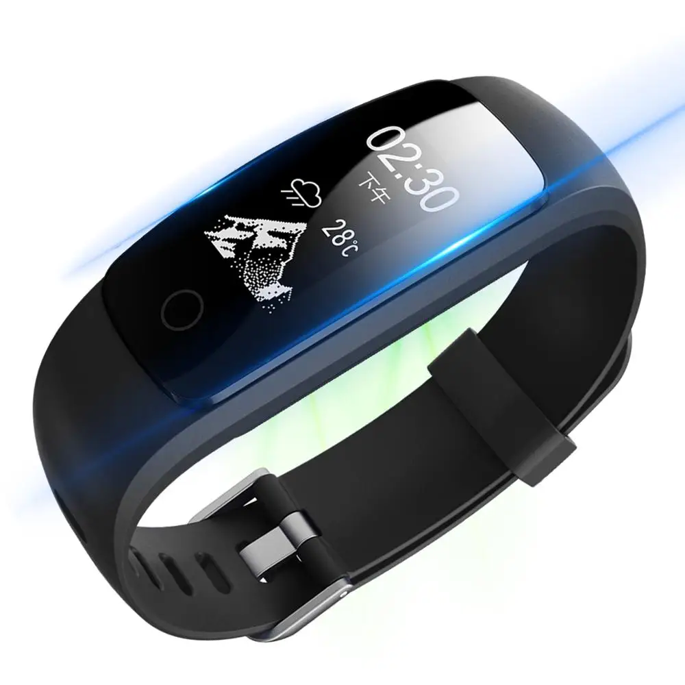 Smart Watch 0.96'' Screen Fitness Tracker Clock Watch Blood Pressure Heart Rate Fitness Bracelet IP68 Waterproof For Men Women