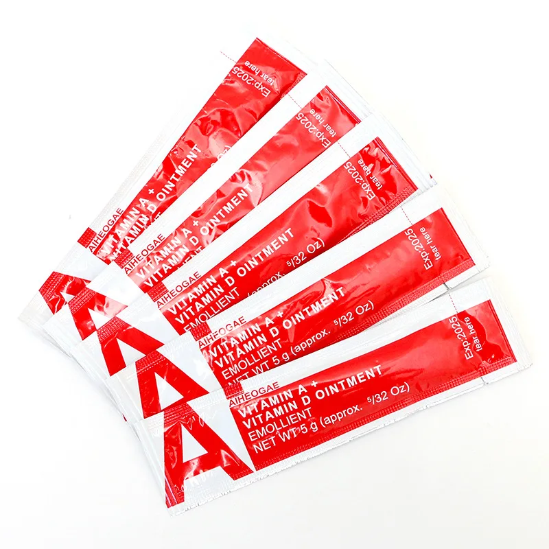 10pcs Permanent Makeup Tattoo Recover Creams Vitamin AD Ointment Top Aftercare Supplies Repair Gel Anti-scar Cream tattoo aftercare cream tattoo supplies tattoo cream tattoo gel