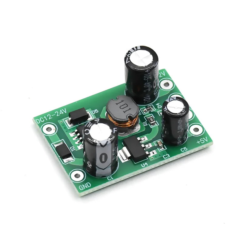 

DC-DC Switching Power Supply Module non-isolated Regulator PCB Input 12-24V Output 12V1A + 5V0.1A for PC Computer