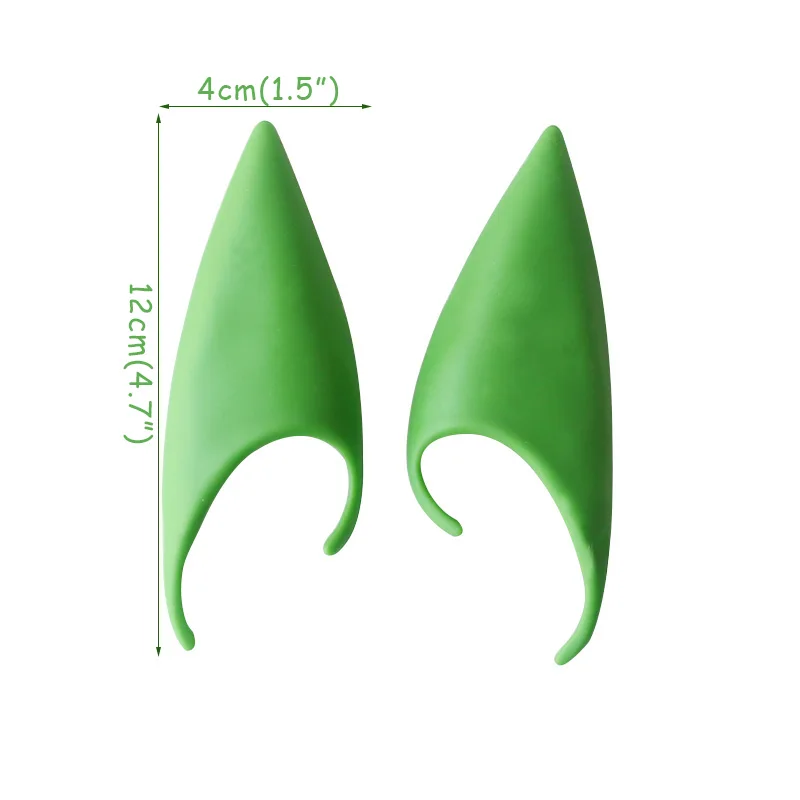 Уши ангела эльфа Хэллоуин маскарадный костюм для вечеринки латексные мягкие остроконечные протезы Поддельные Уши Свинья Нос Косплей Аксессуары - Цвет: Style 7