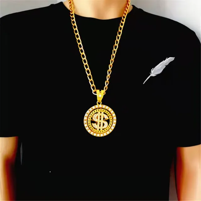 New Fake Big Gold Chain Hip Hop 