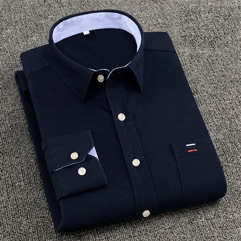 

Mens Shirt 100% Cotton Plus Size 6XL 7XL 8XL for Big Men 125kg Smart Casual Fashion Solid Black Asian Size SCC227