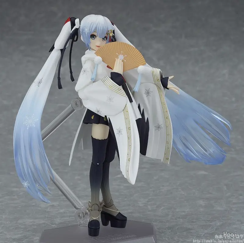 Человек pin игрушка Гараж Комплект Figma 045 кран снег Hatsune кран ведьма Ver мобильный в коробке
