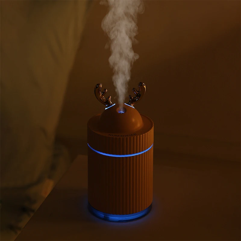 Портативный увлажнитель воздуха, 220 мл, USB, Электрический арома-диффузор воздуха для дома, автомобильный очиститель, USB Fogger, тумана, светодиодный, ночник