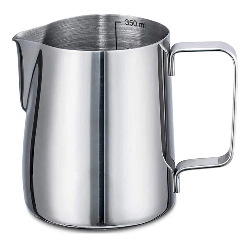 Stainless Steel Milk Frothing Cup Manual Craft Latte Coffee Maker Jug