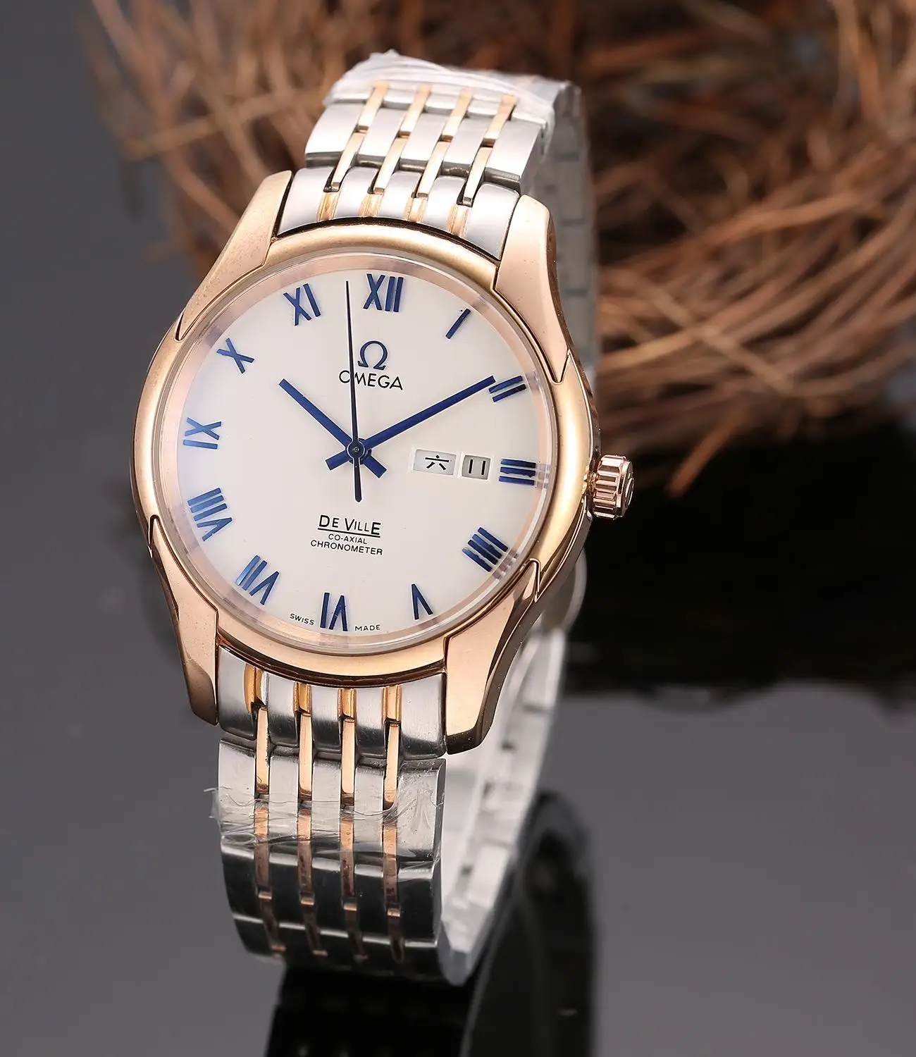 

Omega- Luxury automatic stainless steel wristwatch classic business fashion casual men's watch 07