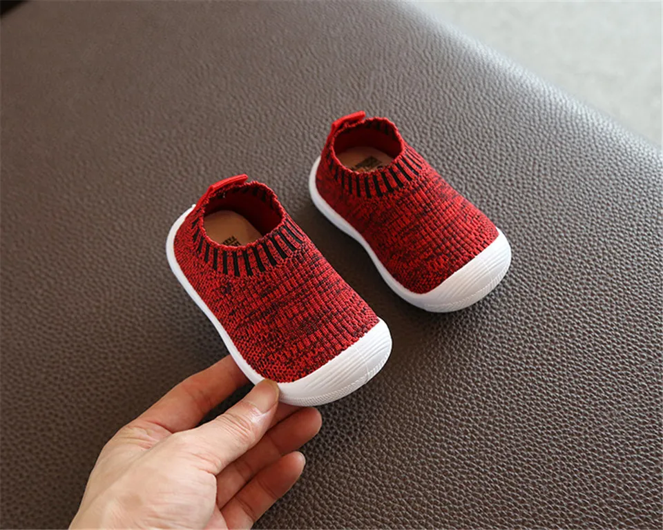 Spring and Autumn Baby First Walkers Soft Botton Baby Boys Shoes Solid Girls First Walkers Fashion Soft Breathable Kids Shoes
