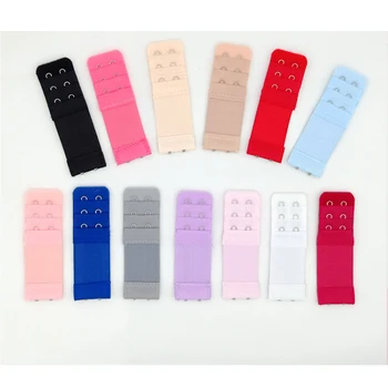 

1pcs 3 Rows of 2 Hook Extension Bra Extenders Buckle Extend Bra Strap Strapless Underwear Maternity Extender Soft Bras Extender