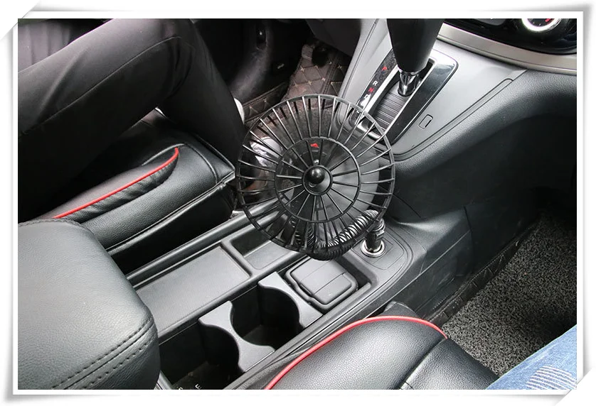 12V Cruscotto Veicolo Oscillante Car Van Truck Home Clip-On Fan 2 Velocità Flusso D'Aria Per Renault Eolab Twzy Twin-Z Twin-Run Symbol