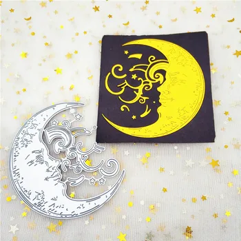 

ZATWBS good night my friend Cutting Dies for DIY Scrapbooking Decoretive Embossing Stencial DIY Decoative Cards die cutter