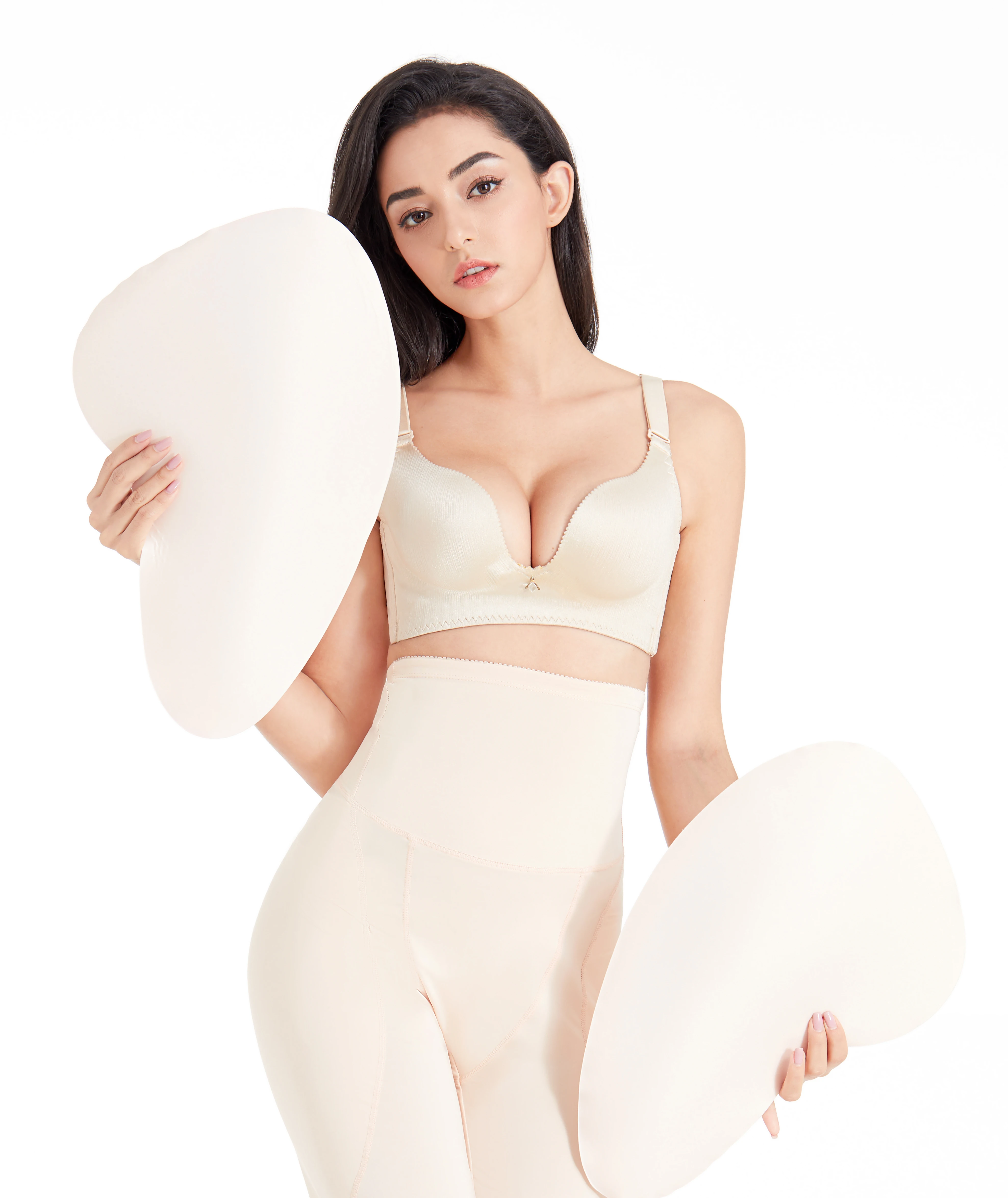 2PS Sponge Crossdressing Hip Pillows Padded Women Butt Hip Pillow Padded  Enhancer Suitable T3 (S, Beige S Open Crotch) : : Fashion