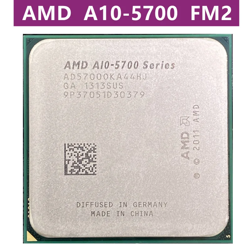 AMD A10 Series A10-5700 5700 3 4 Ghz 65W четырехъядерный процессор AD5700OKA44H PRISE FM2 | Компьютеры и офис