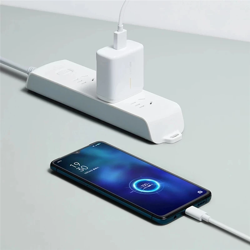 Supervooc 2.0 Fast Charger For OPPO Find X2 Pro Reno 5 5G 3 4 Pro Ace 2 X20 X2 Realme X50 Pro RX17 Pro 1M USB Type-C CableFor OPPO Find X2 Pro Reno 5 5G 3 4 Pro Ace 2 X20 X2 Realme X50 Pro RX17 Pro usb c 65w