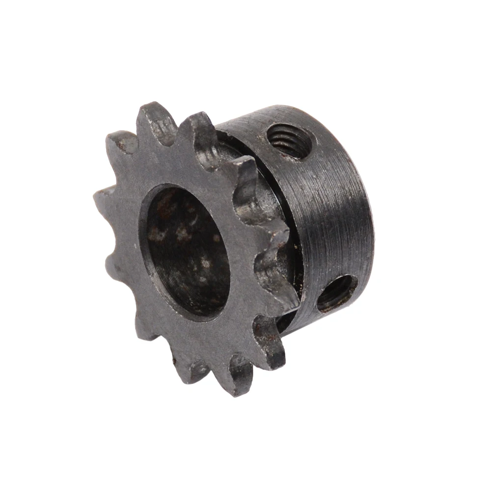 Motor Gear Transmission Gear Industrial Drive Sprocket 1pc 04C Chain Gear 45# Steel 12 Teeth Industrial Sprocket Wheel With Top Wire Bore 5mm 6mm 8mm 10mm 12mm