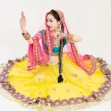 Новые индийские сари для женщин, девочек, индийские ленха, Анна, вечерние костюмы для танцев, сценический костюм для женщин, красивый набор с вышивкой