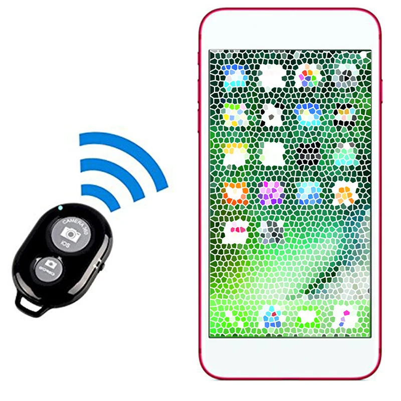 Bluetooth Wireless Remote Shutter Camera Shutter Speed Phone Remote Control Steve One-foot Self-timer Stick U1L5