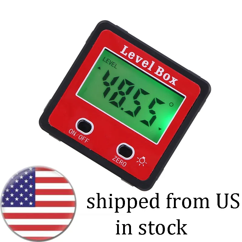 Buy Mini Digital Protractor Angle Gauge Precision Digital Protractor Inclinometer Level Box