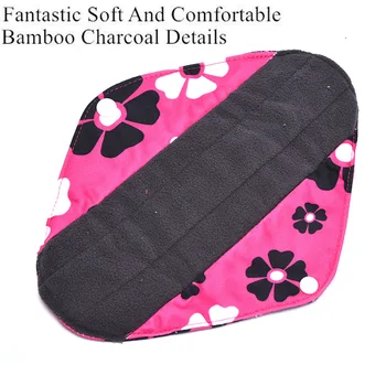 

Reusable Sanitary Towels Pads Bamboo Cloth Washable Menstrual Eco Mama PadsNapkin Waterproof Regular Flow Women Feminine Hygiene