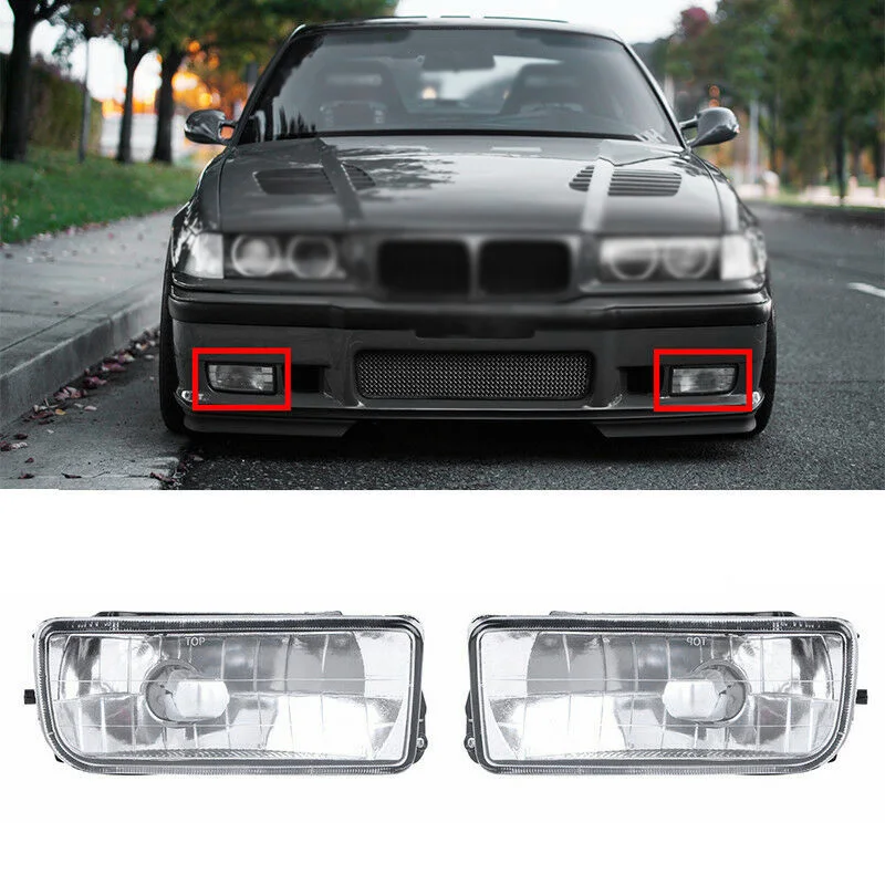 ABS Пластиковые Автомобильные противотуманные фары светящиеся лампы для BMW E36 92 98 M3