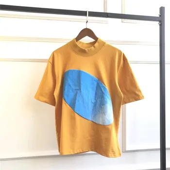 

Women Men 1:1 high-quality Summer Style Jesus is king T shirt3D Foam Printing Kanye west CPFM for Jesus is king Tee t-shirts