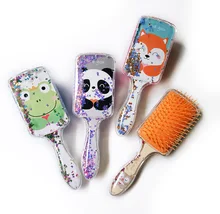 

Kids Comb Anti-Static Massage Combs Hair Accessories Cartoon Princess Hair Plastic Hot Brush For Baby Girls Children