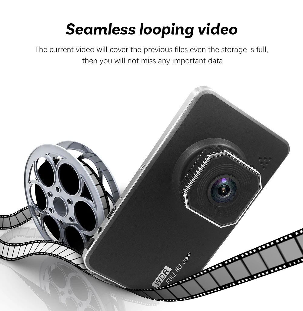 Dash камера FHD 108P 4 дюйма Автомобильный видеорегистратор черная приборная панель двойной объектив камера видео рекордер циклическая запись Автомобильный видеорегистратор S