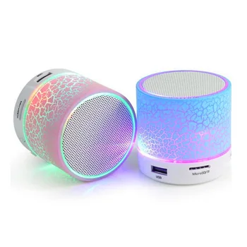 

Bluetooth Speaker Mini Wireless Loudspeaker Crack LED TF USB Subwoofer Bluetooth Speakers Mp3 Stereo Audio Music Player EX17