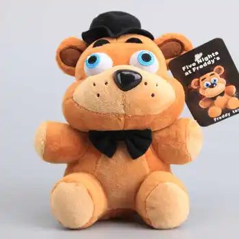 

18cm Bear duck plush toys doll stuffed animals toys Five Nights At Freddy's 4 Fazbear Foxy Chica plush toys Children Gift