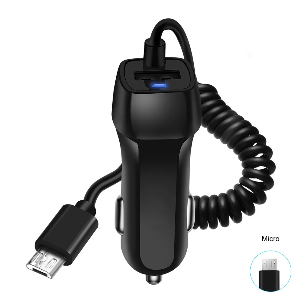 samsung usb c car charger USB Quick Charge Phone Car Charger Adapter Micro USB Type C Cable For Samsung S21 S10 iPhone 13 12 11 XR Xiaomi Google Pixel 3A apple car phone charger Car Chargers